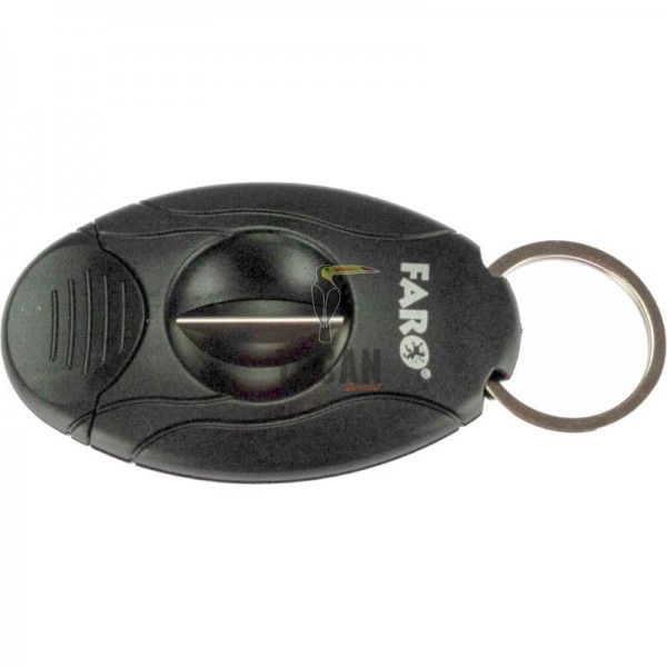 Κόφτης πούρων μπρελόκ Faro V-Cut Pvc Μαύρος 29405